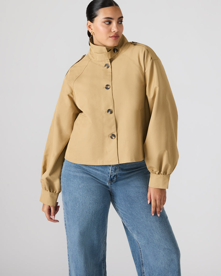 KAYLEE JACKET MEDIUM KHAKI