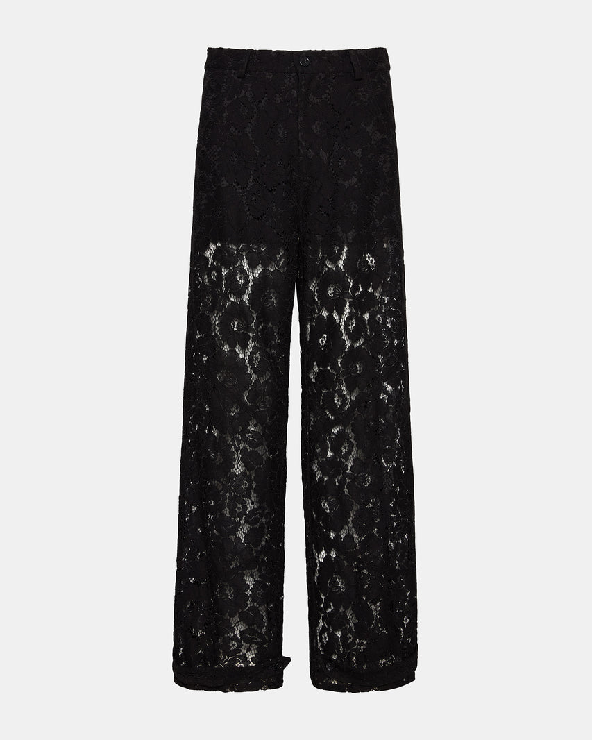 TRE LACE PANT BLACK