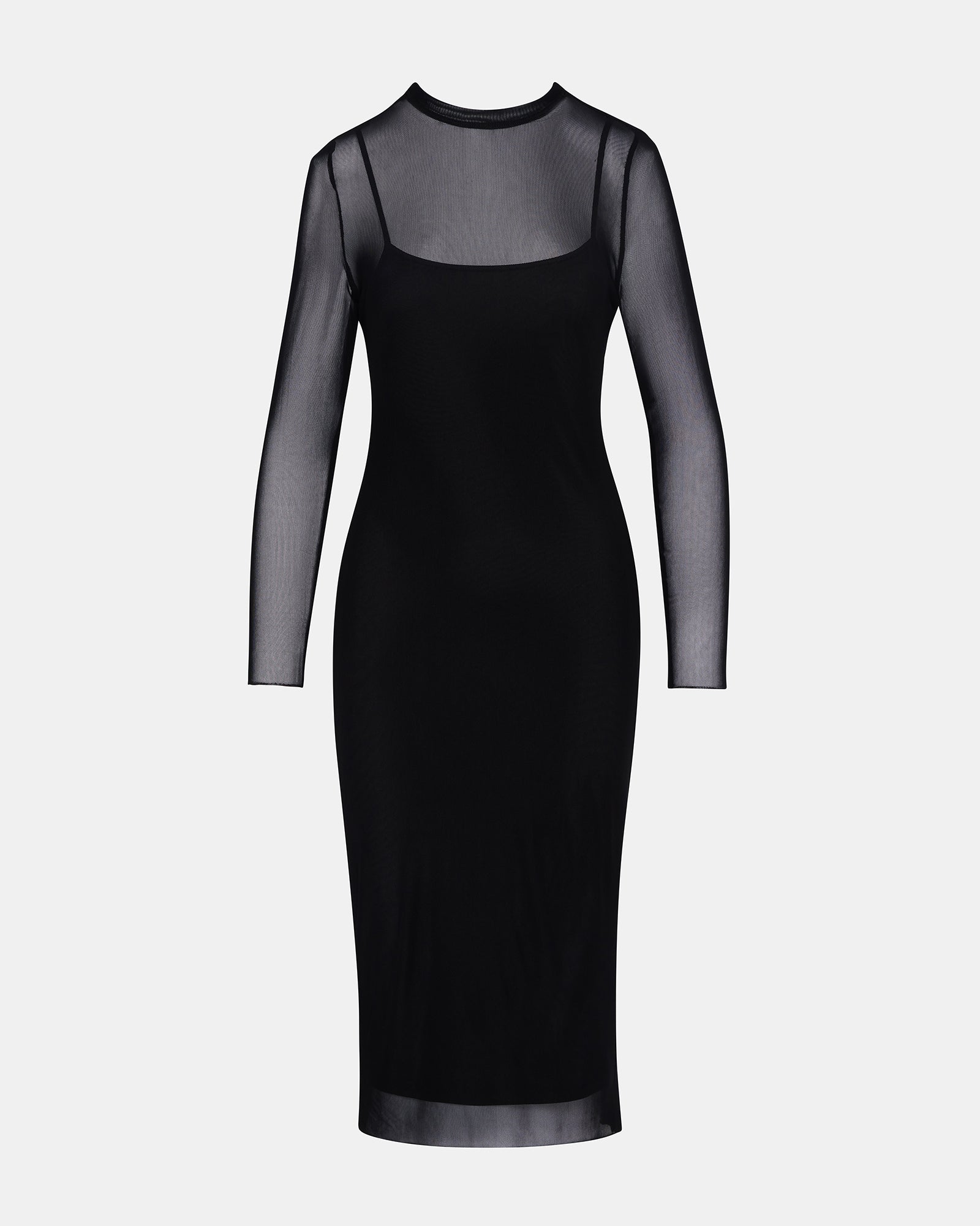 Steve Madden Hailee Long Sleeve Mesh Body-Con Dress in Black at Nordstrom, Size X-Large Steve Madden Hailee Long Sleeve Mesh Body-Con Dress in Black at Nordstrom, Size X-Large