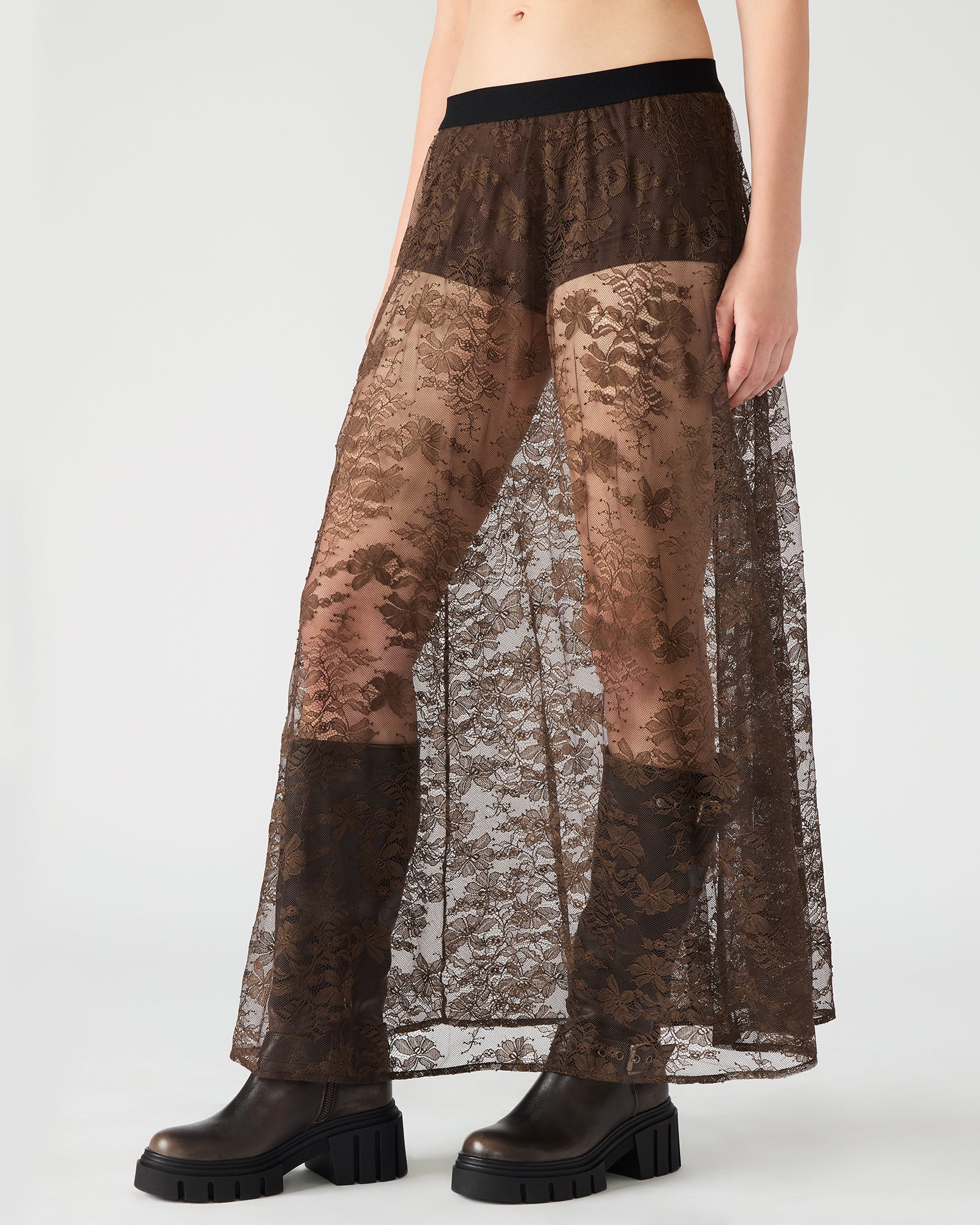 GISELA SKIRT DARK ESPRESSO