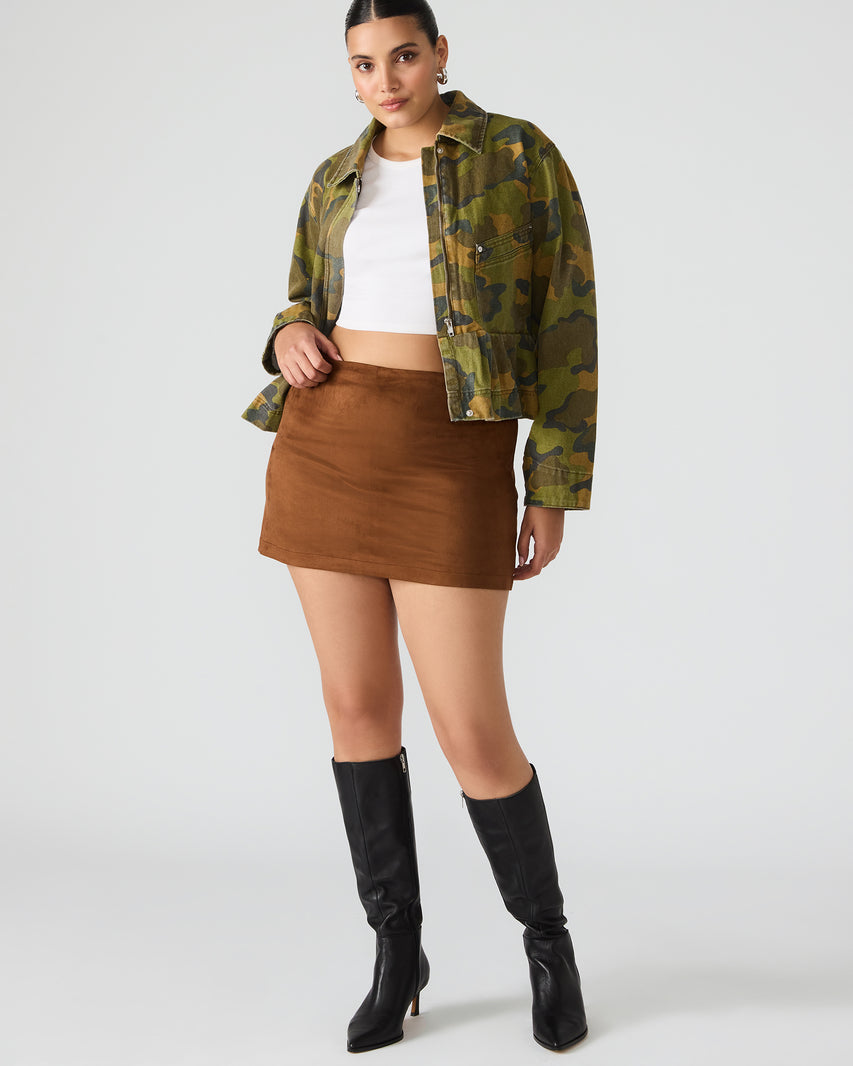 CINDI SKORT CHICORY COFFEE