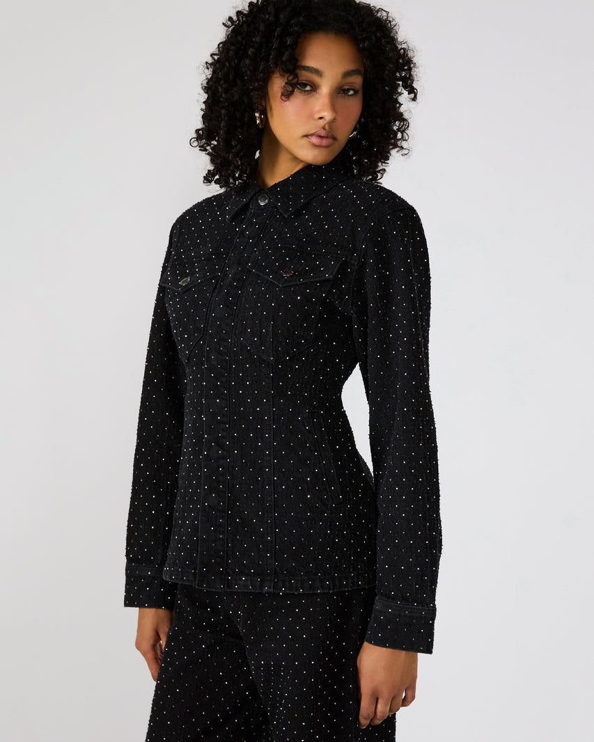 PARC CRYSTAL JACKET BLACK