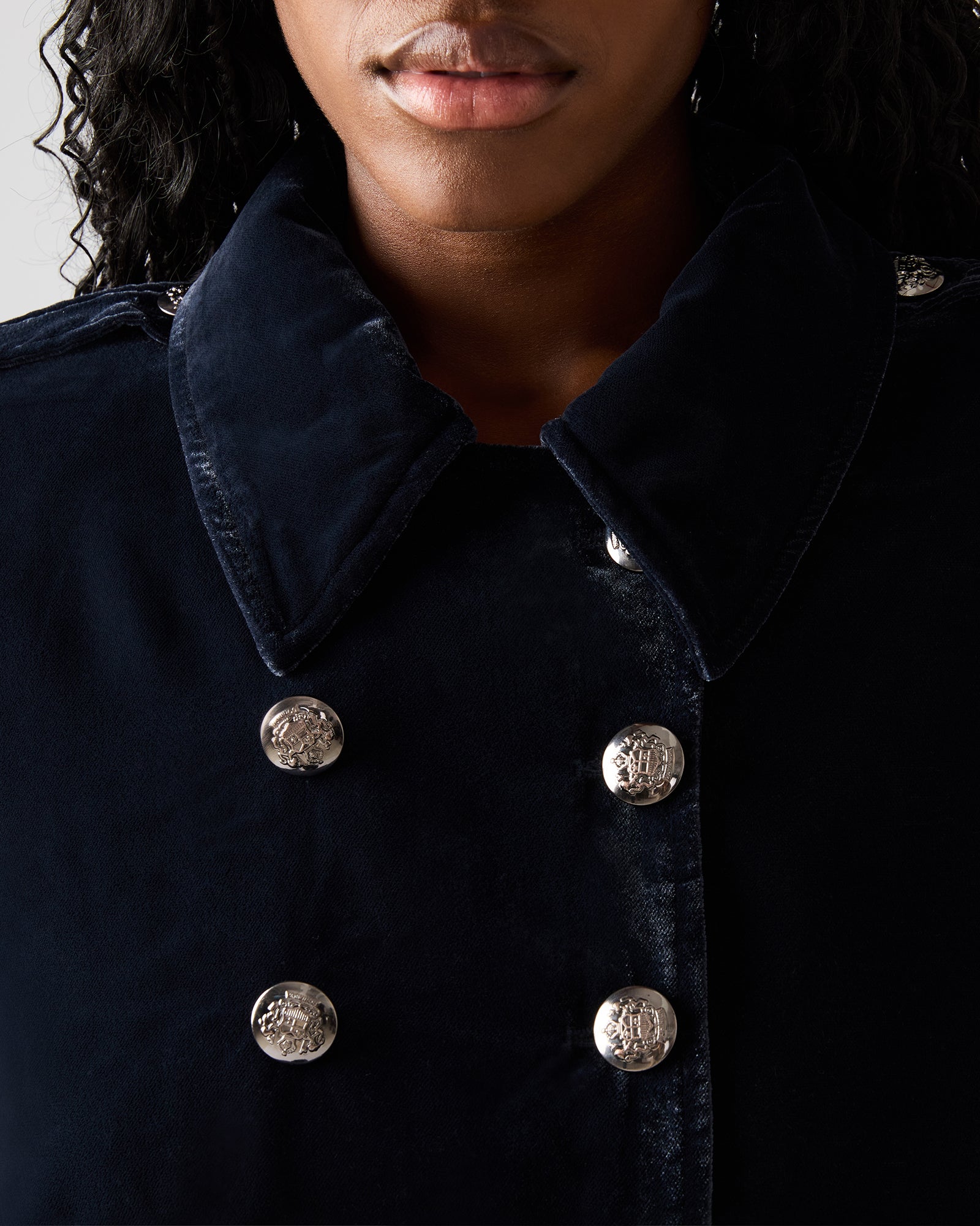 TONIA BLAZER INDIGO HAZE