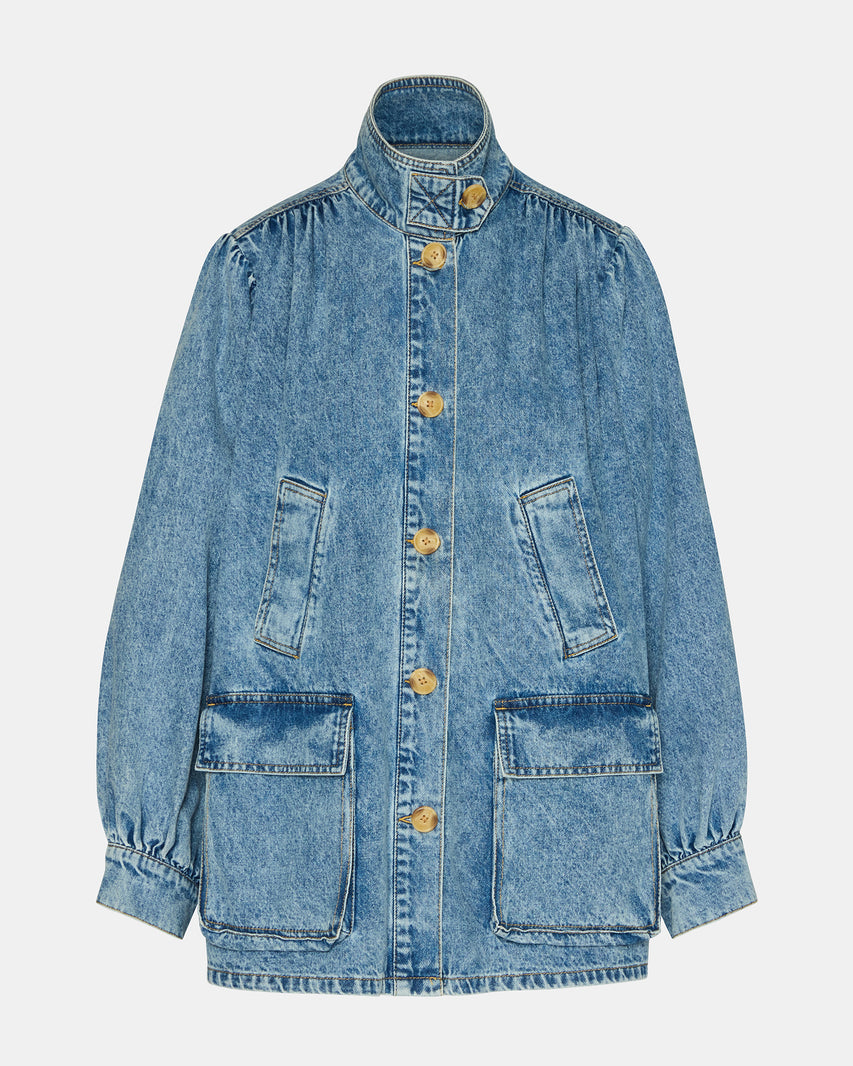 MARCELINE DENIM JACKET FOREVER BLUE