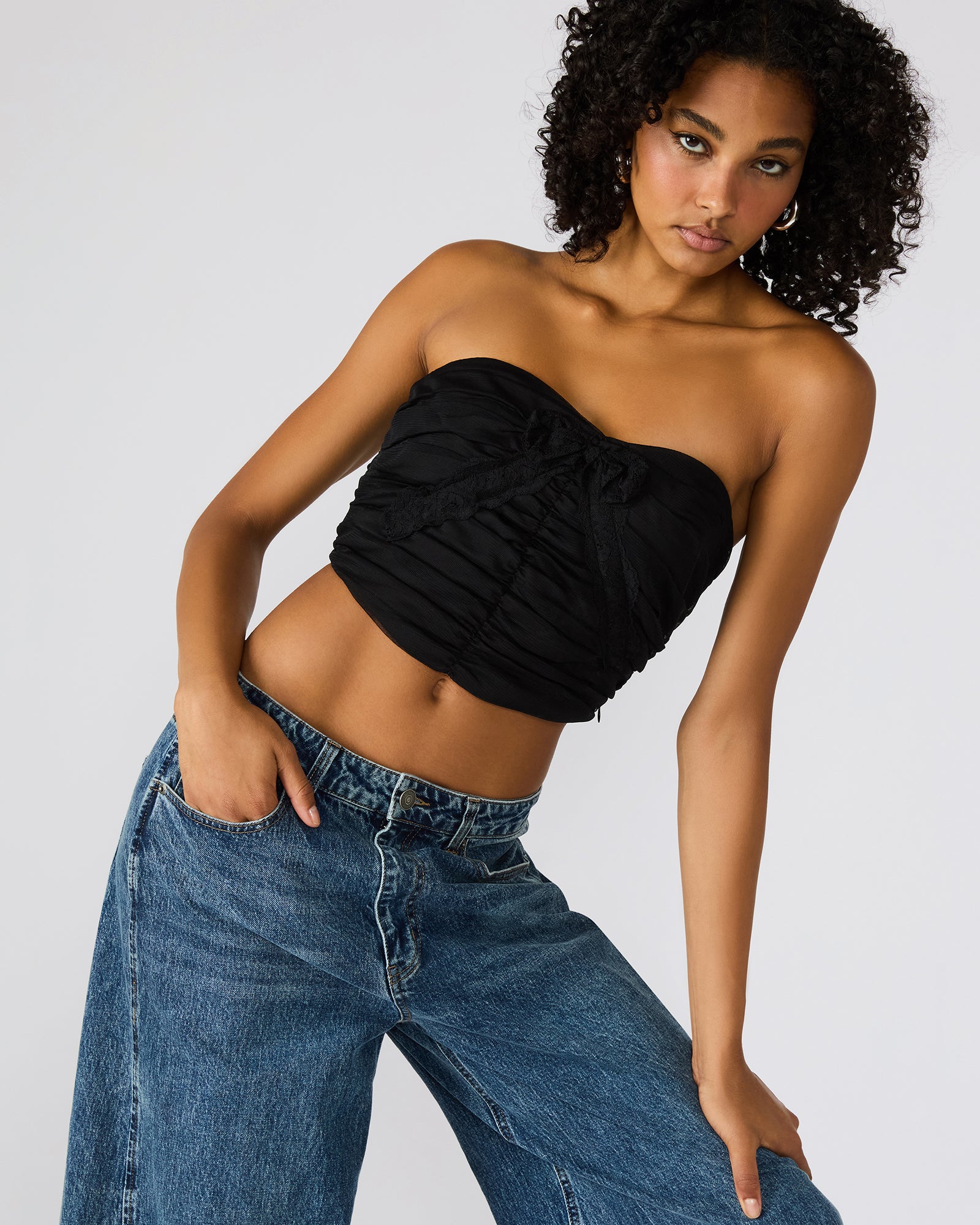 MARTINE TOP BLACK - view 3