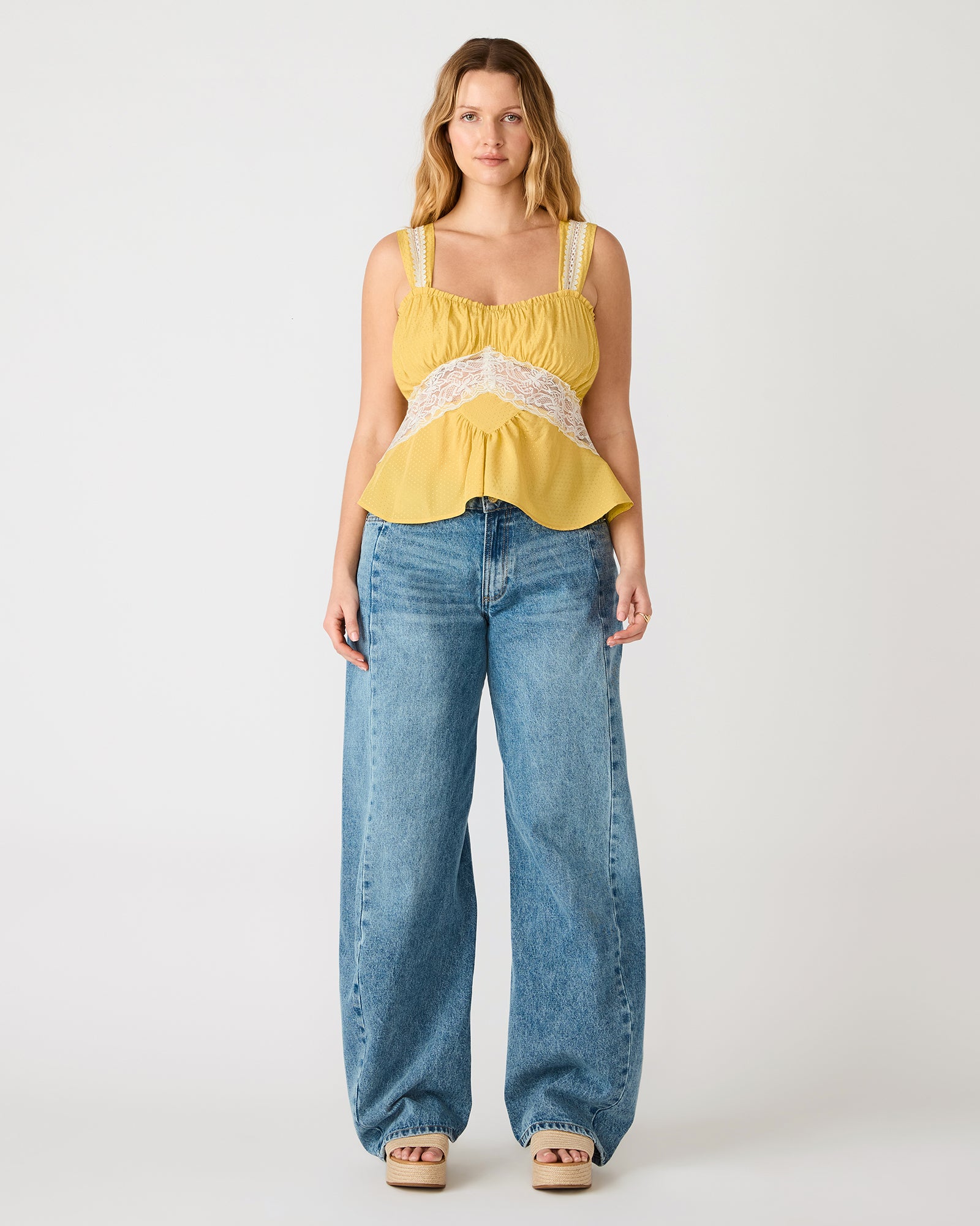 CINTHIA TOP GOLDEN LIME