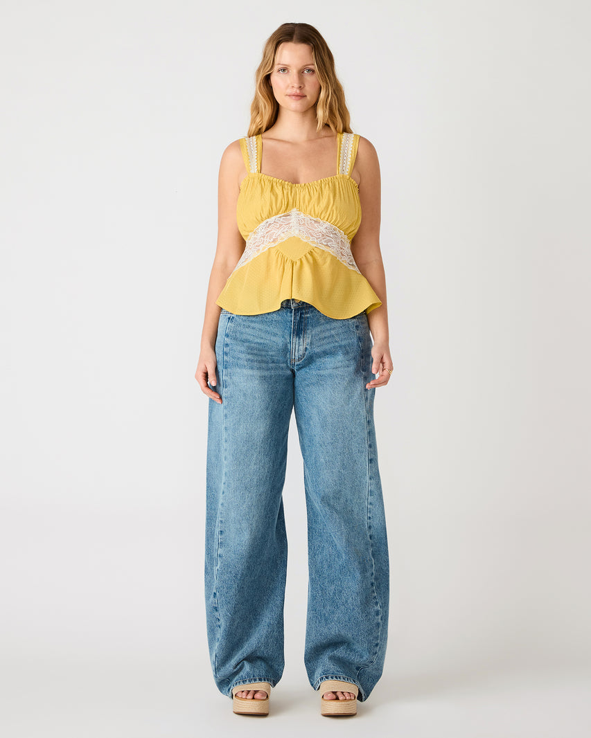 CINTHIA TOP GOLDEN LIME