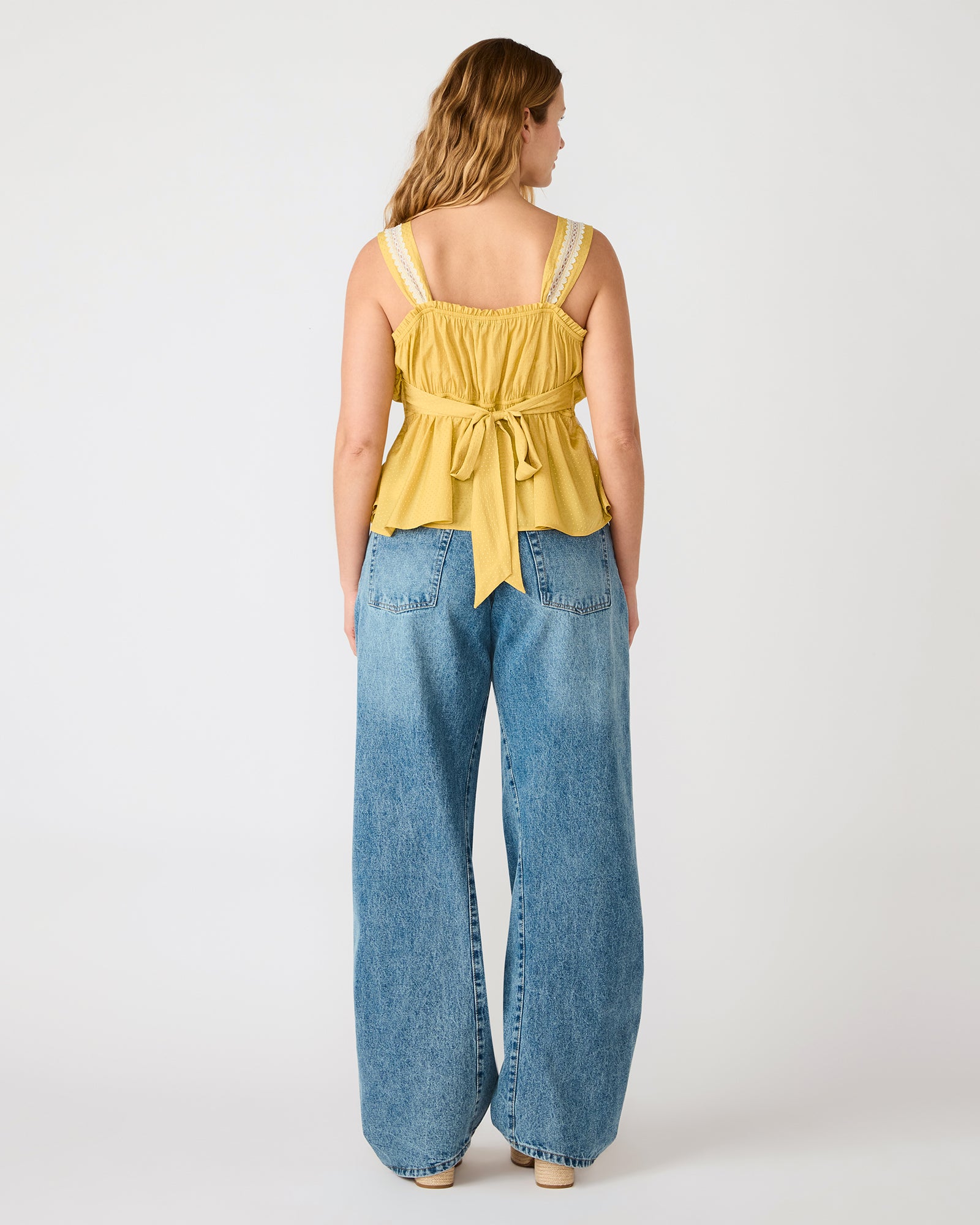 CINTHIA TOP GOLDEN LIME