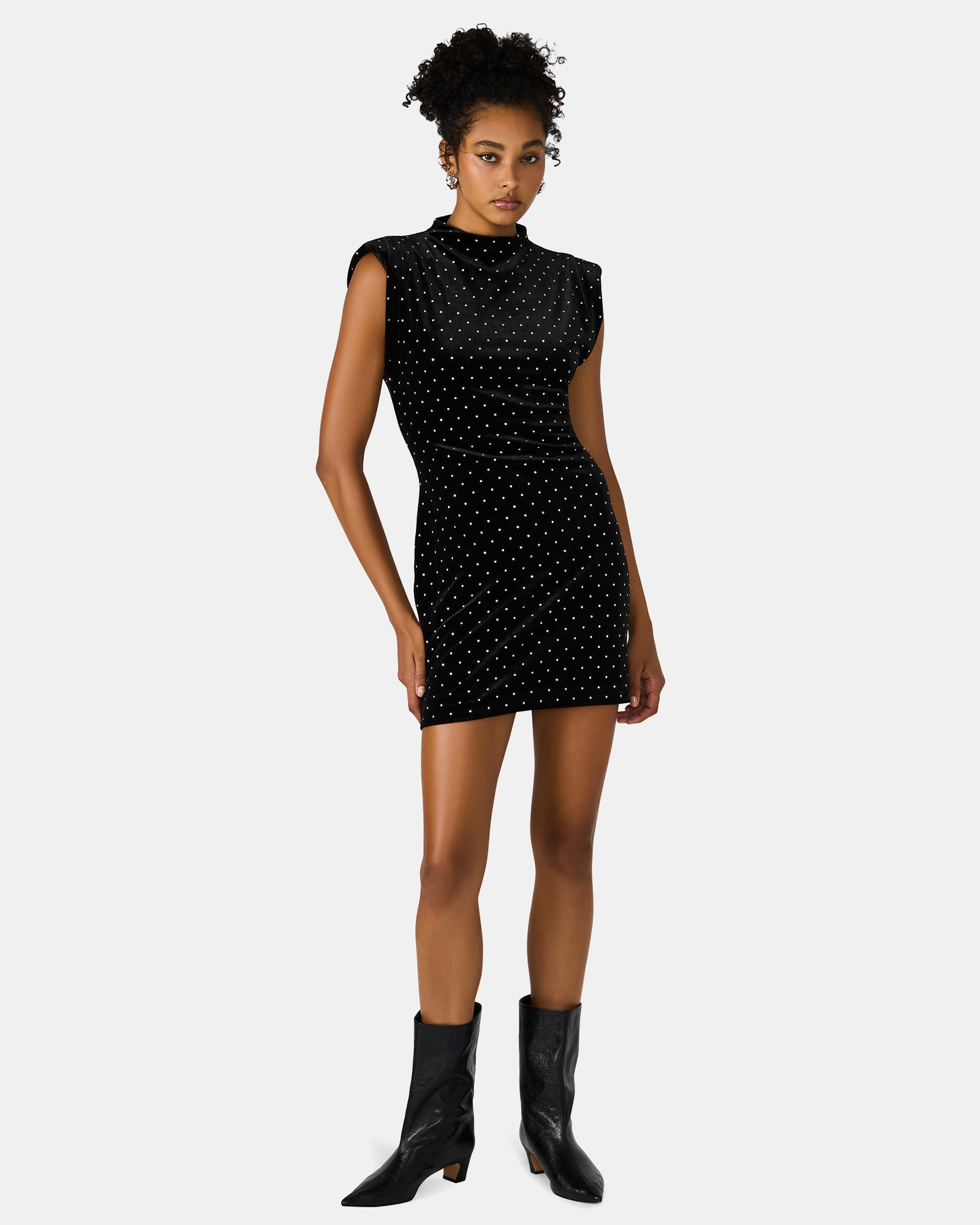 Steve Madden Women's Astoria Dress, Black, Medium
