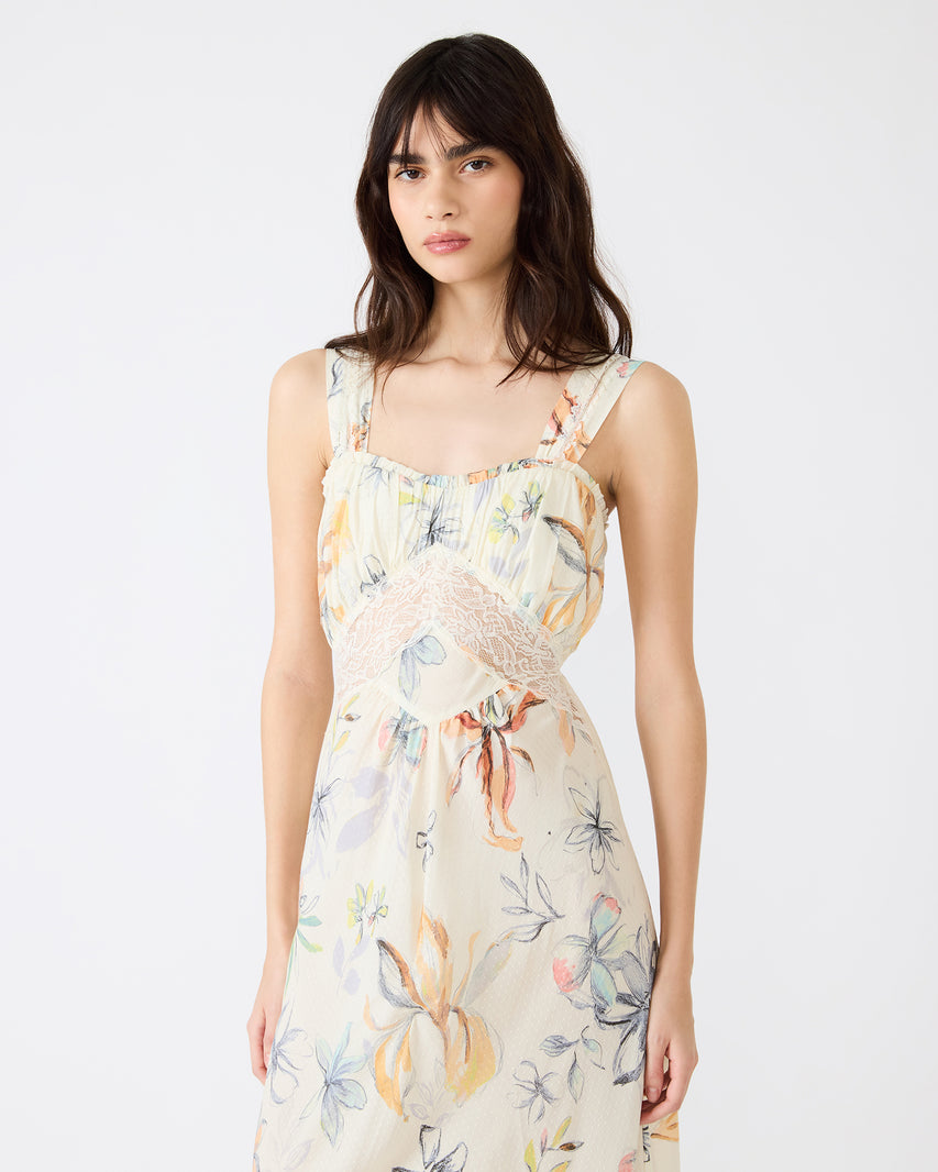 ALEXUS DRESS VINTAGE IVORY - view 2