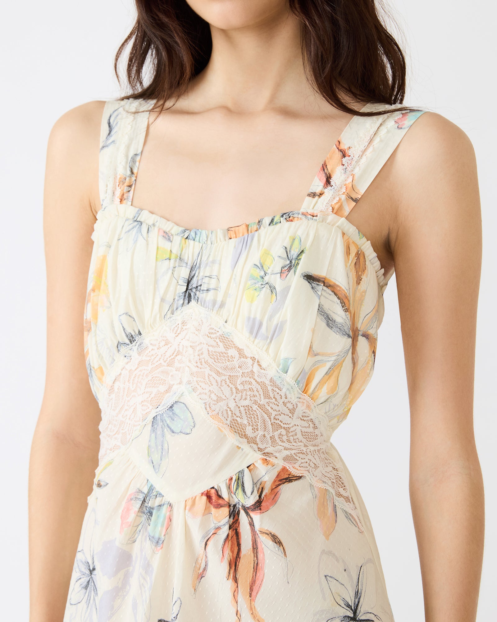 steve madden osiris lace maxi dress Steve Madden Osiris Lace Maxi Dress In Dark Toffee - 45% Off