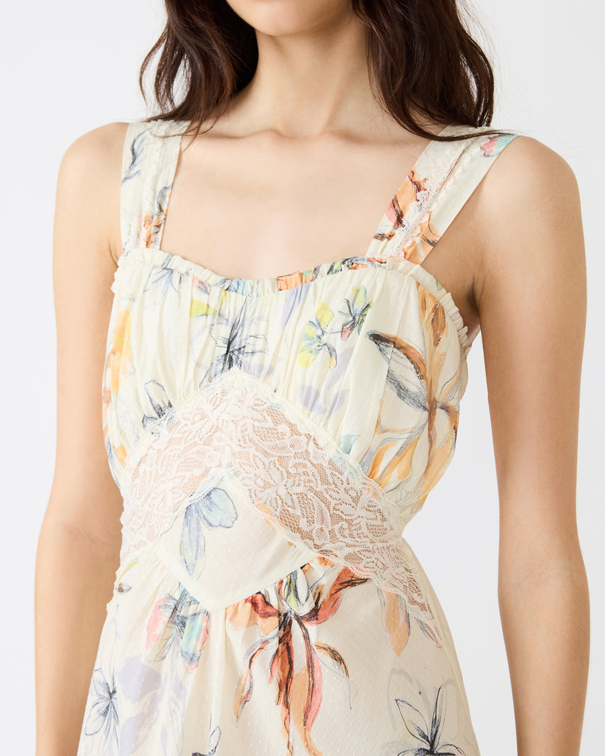 ALEXUS DRESS VINTAGE IVORY - view 3