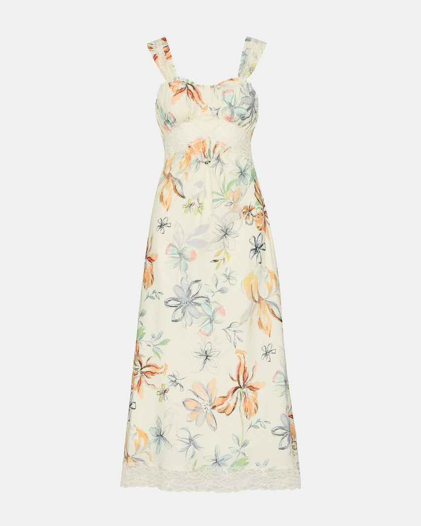 ALEXUS DRESS VINTAGE IVORY - view 7