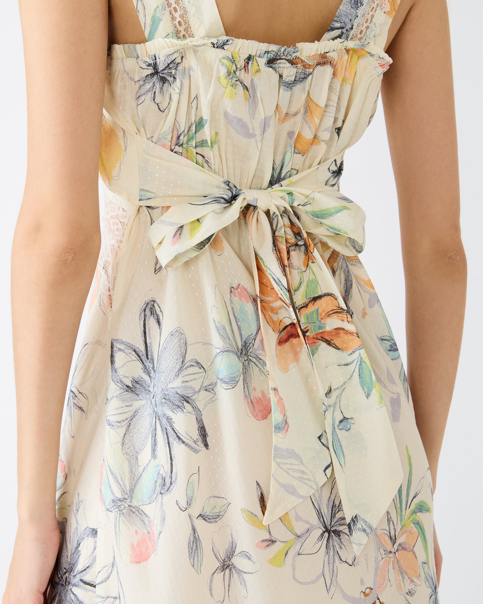 ALEXUS DRESS VINTAGE IVORY - view 6