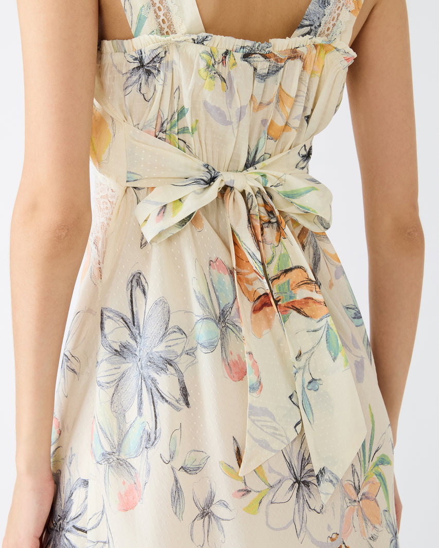 ALEXUS DRESS VINTAGE IVORY - view 6