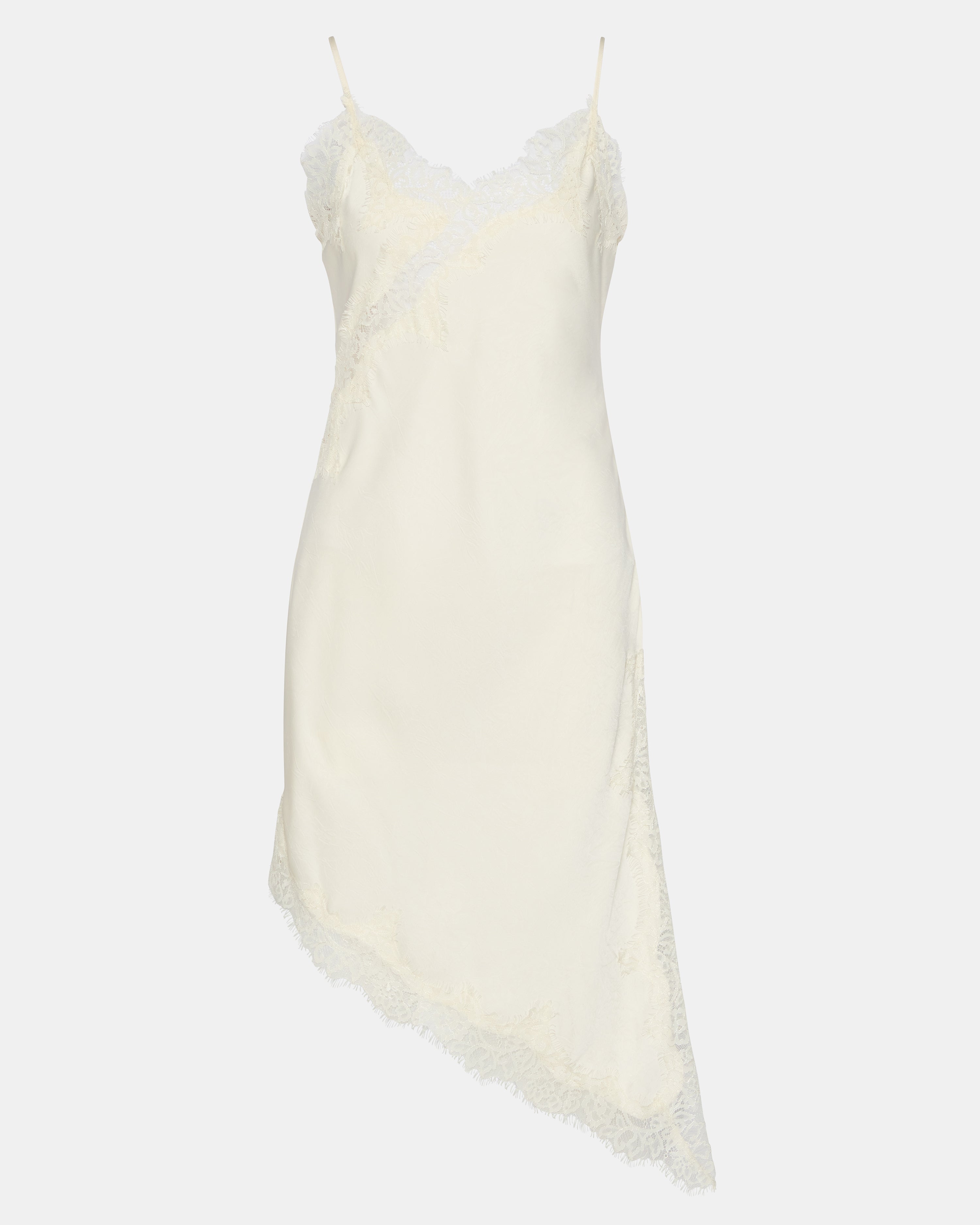 Steve Madden Women's Danna V-Neck Asymmetrical Dress - Cream Steve Madden Women's Danna V-Neck Asymmetrical Dress - Cream