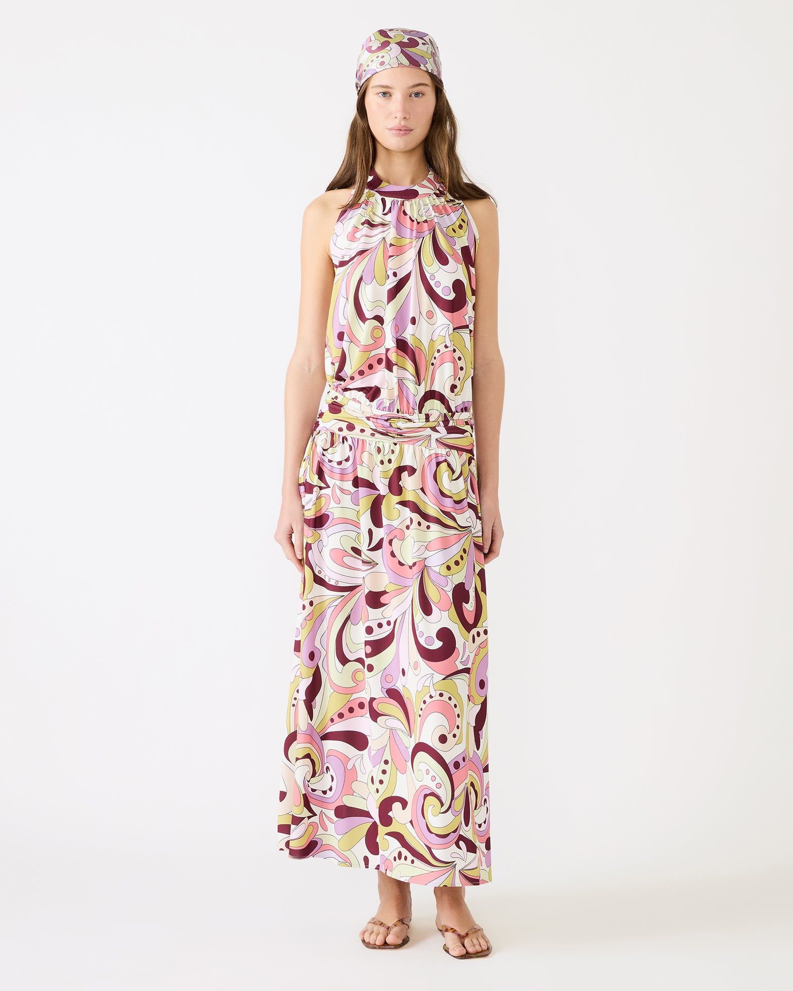 GALA DRESS PETAL PAISLEY - view 2