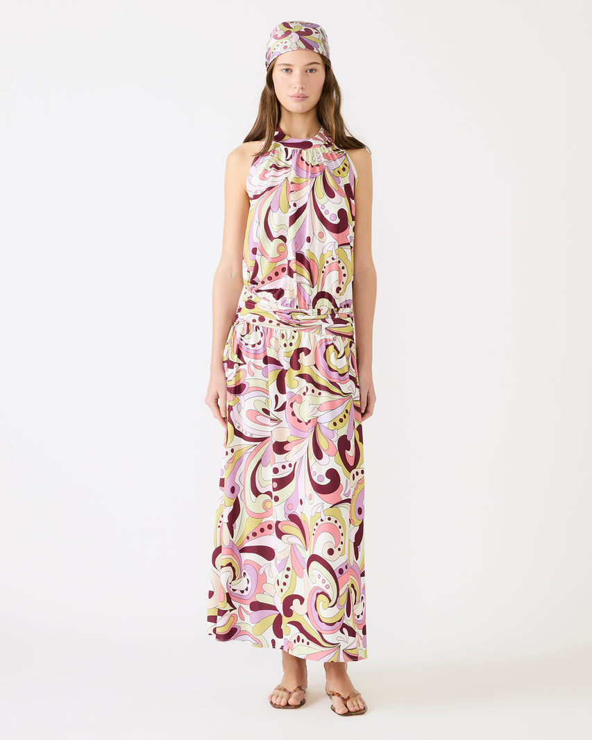 GALA DRESS PETAL PAISLEY - view 2