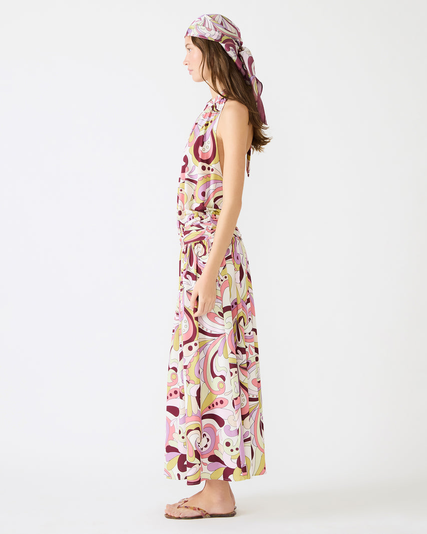 GALA DRESS PETAL PAISLEY - view 5