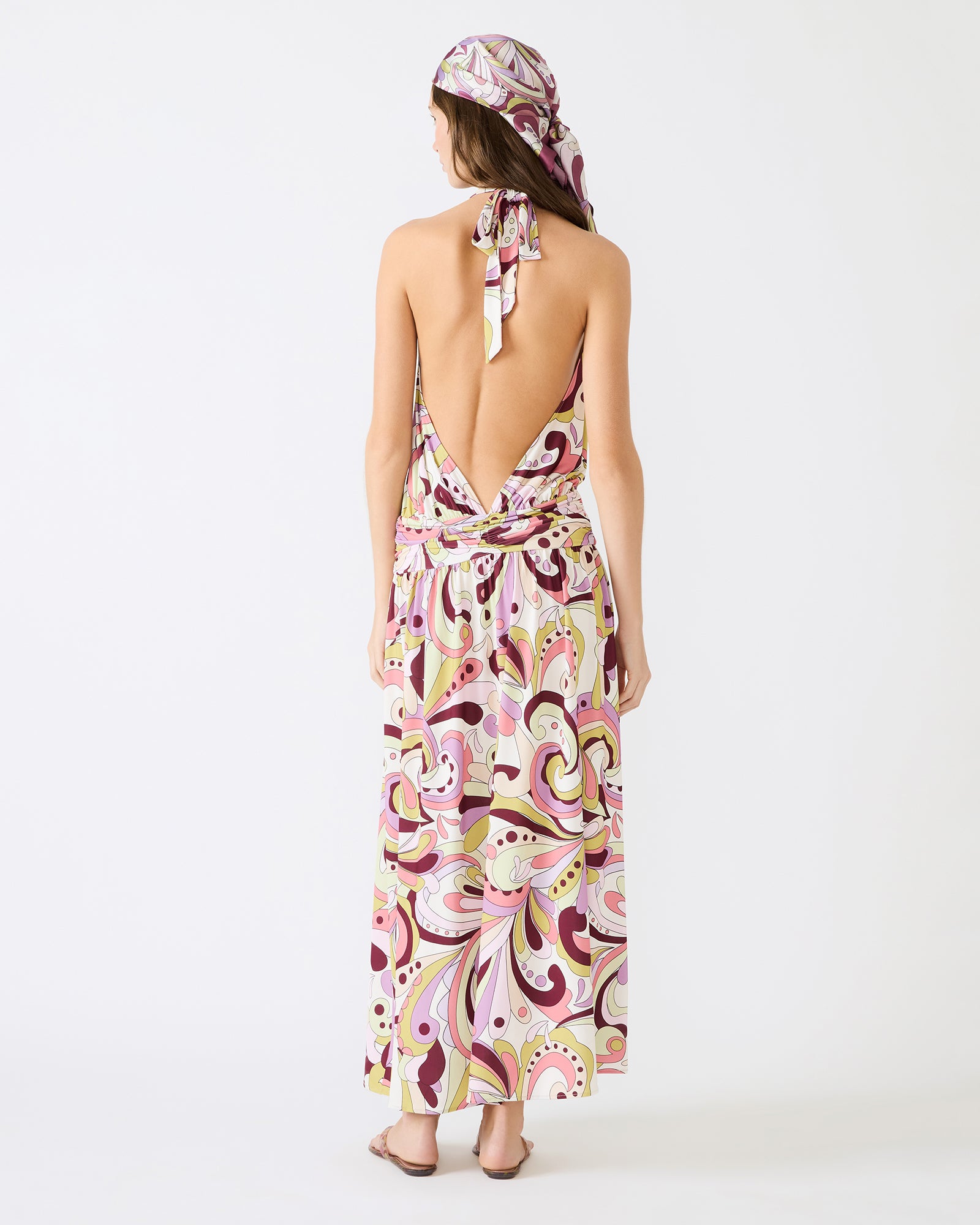 GALA DRESS PETAL PAISLEY - view 6