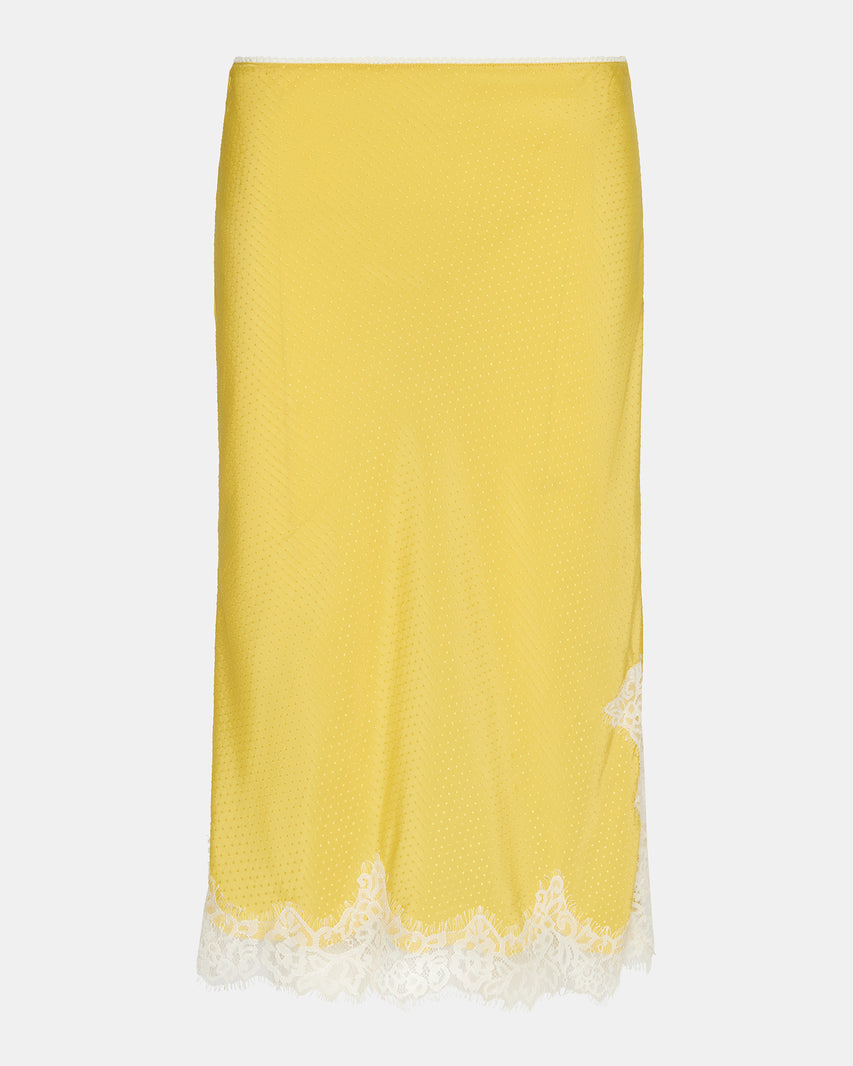 CINTHIA SKIRT GOLDEN LIME