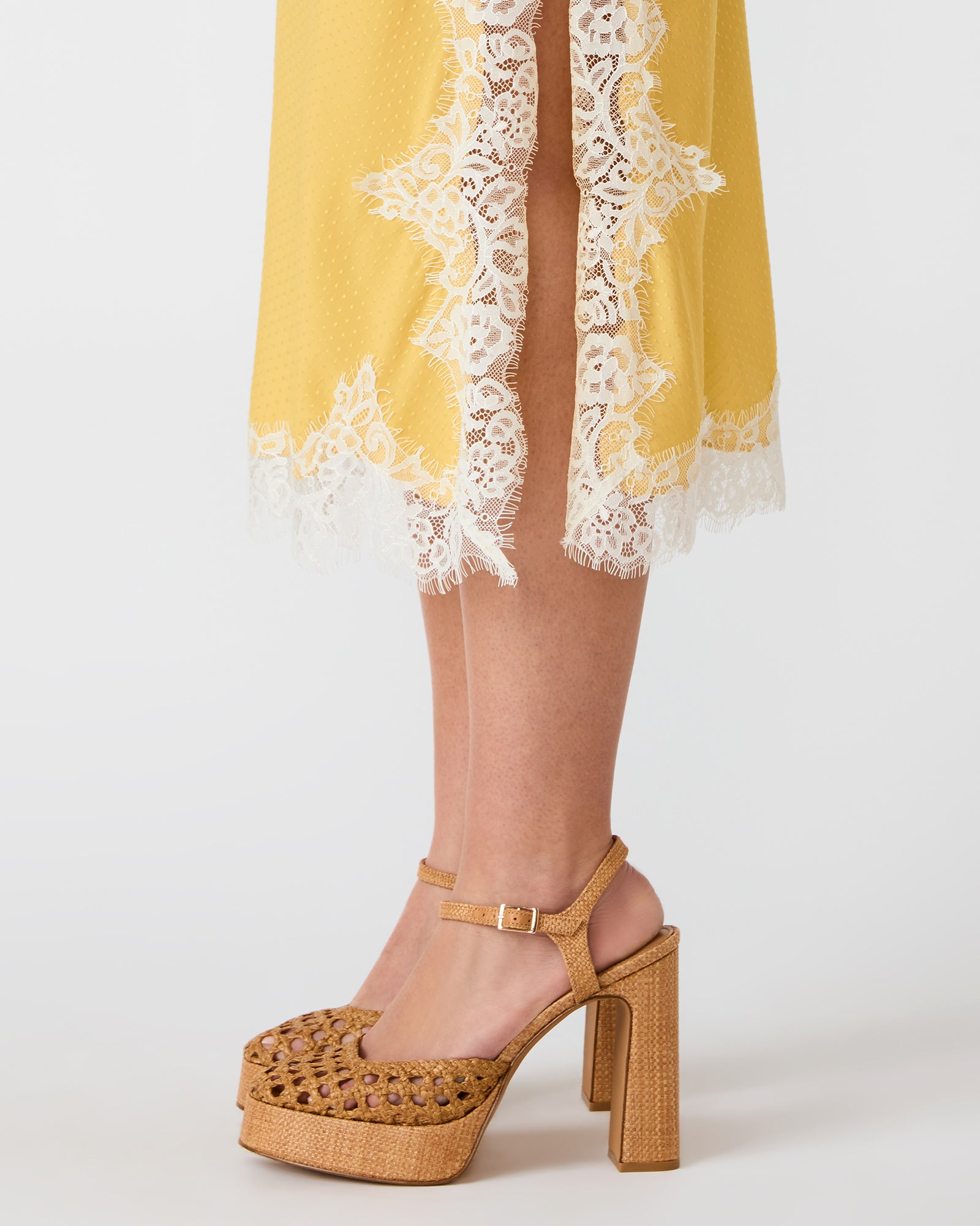 CINTHIA SKIRT GOLDEN LIME