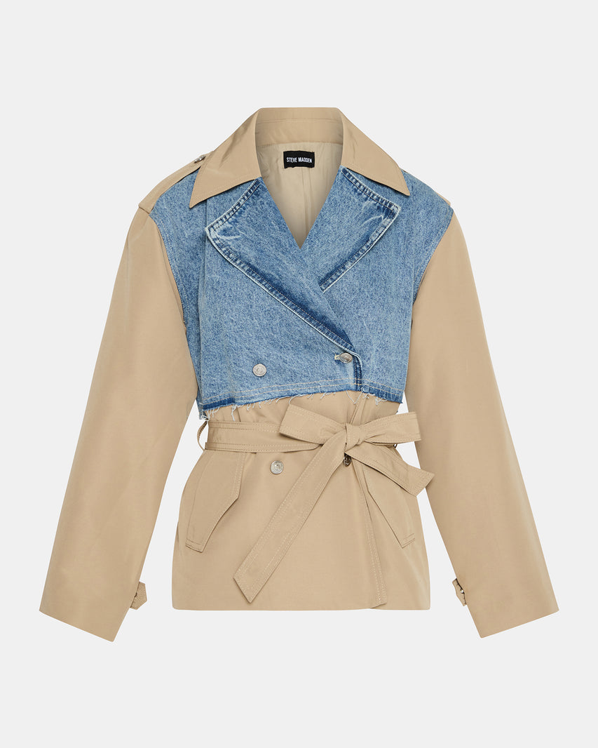 SHYLA COAT DENIM MULTI - view 7