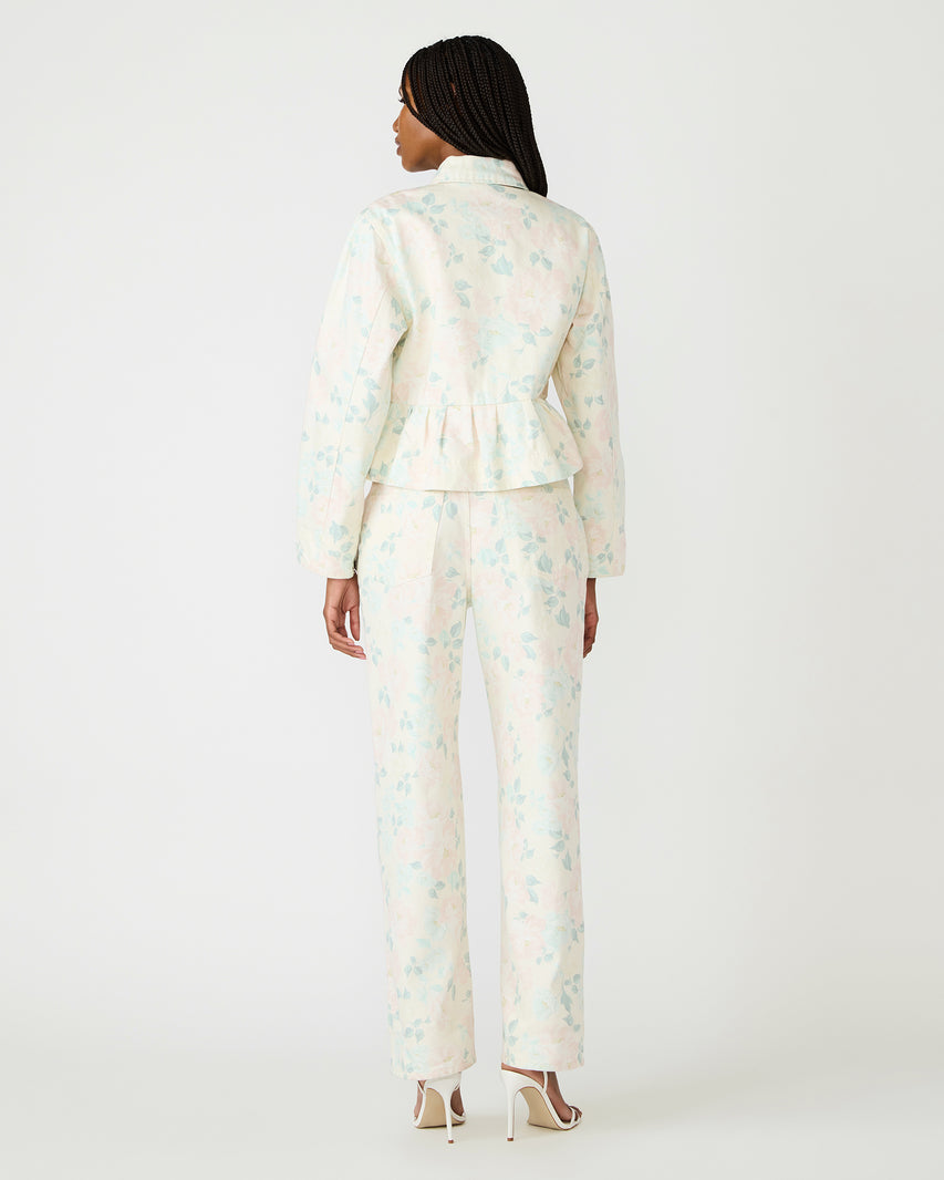 SLOAN FLORAL JACKET PEACH BEIGE - view 4