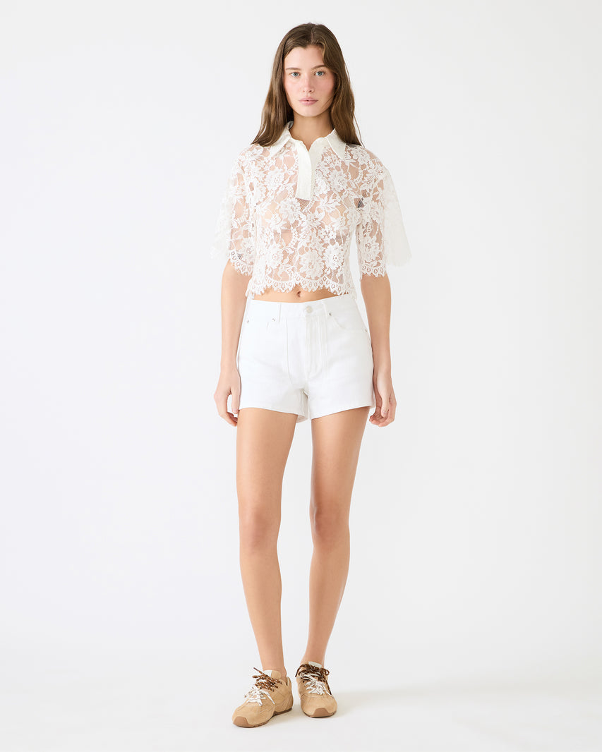 SIENNE Antique Denim High-Rise Women's Shorts | Steve Madden