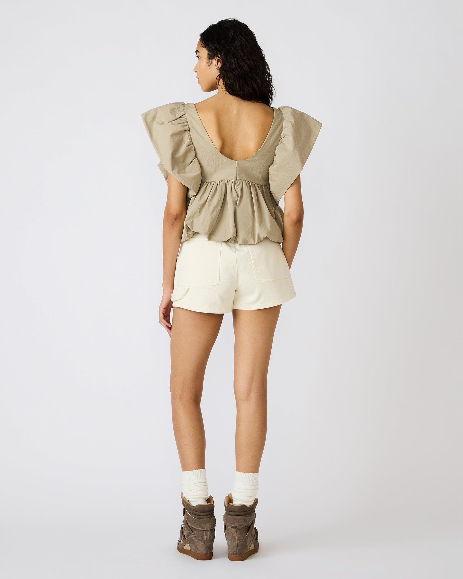 SASKYA TOP KHAKI - view 5
