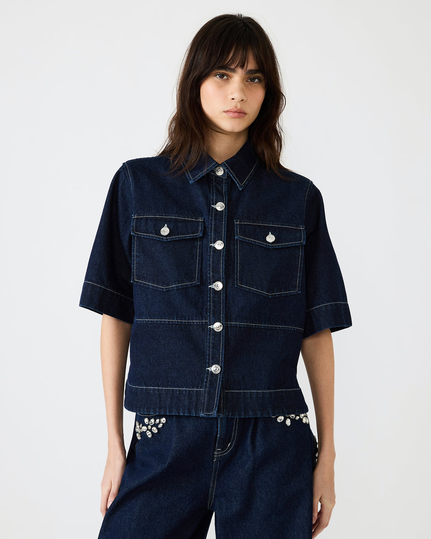 ELIANA TOP BIJOU BLUE