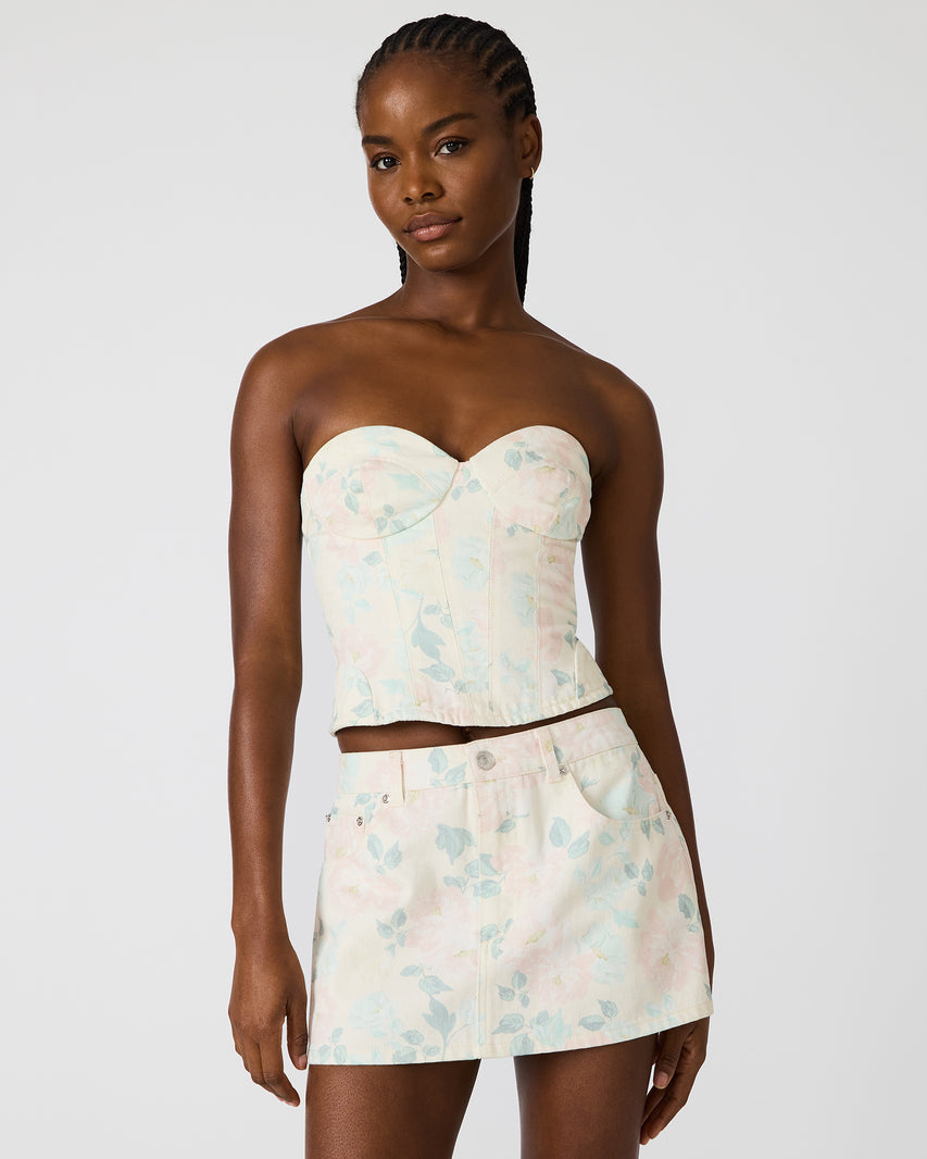 ROSELIA CORSET TOP PEACH BEIGE - view 2