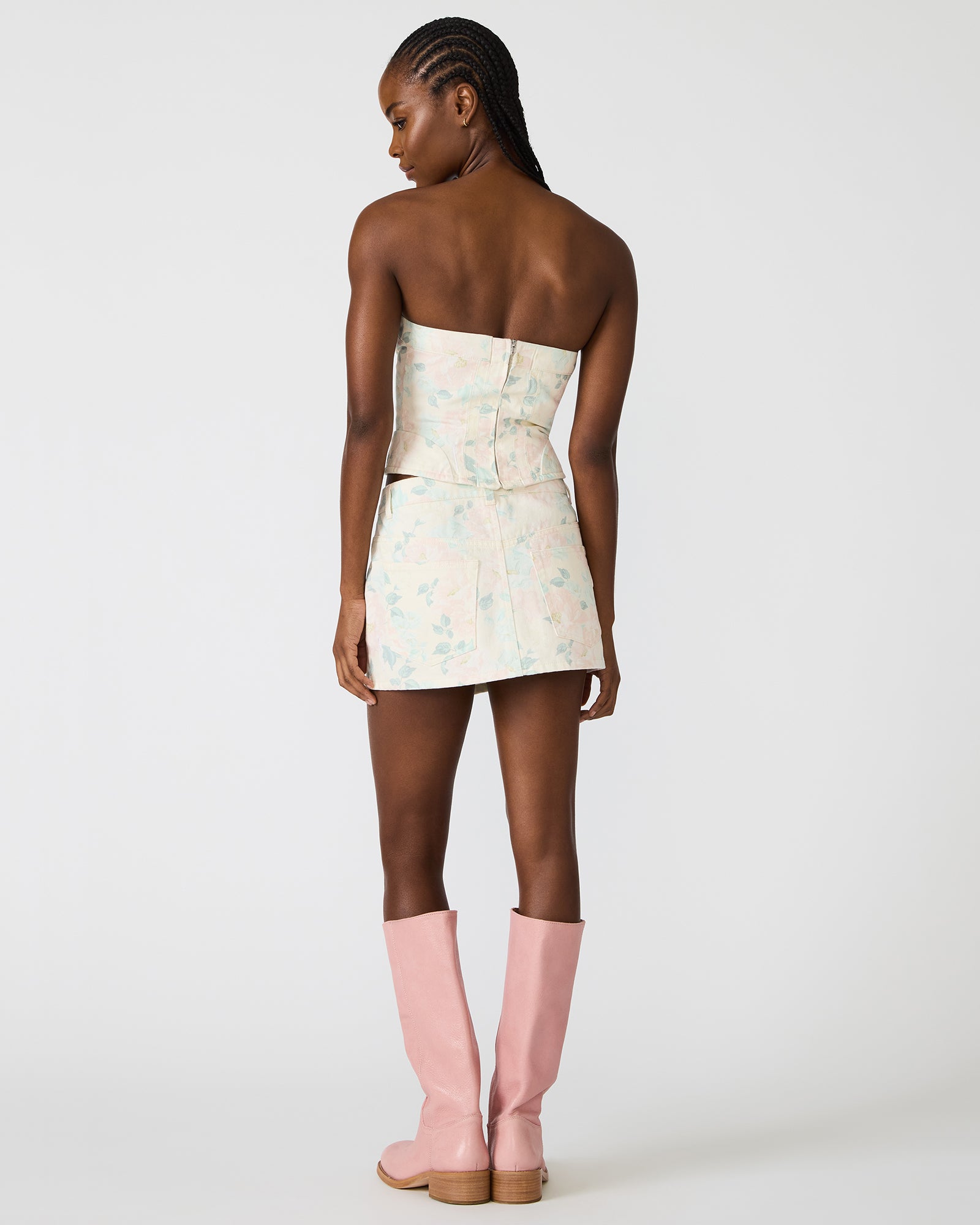 ROSELIA CORSET TOP PEACH BEIGE - view 5