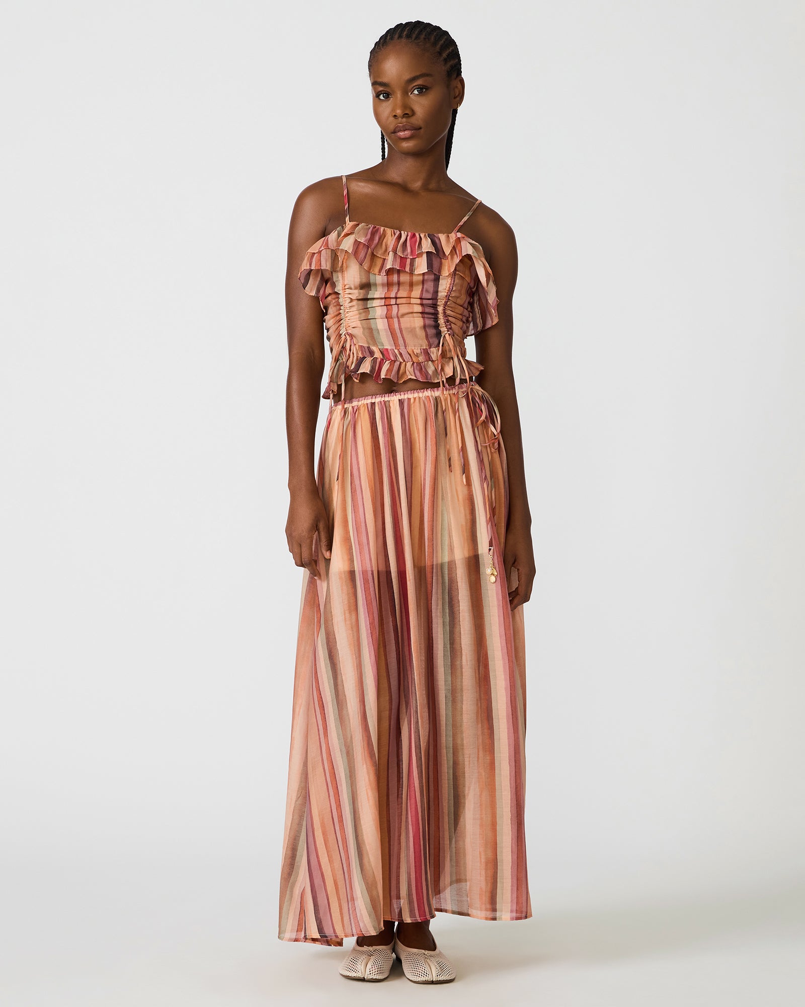 SHILLOH TOP STRIPE MULTI - view 2