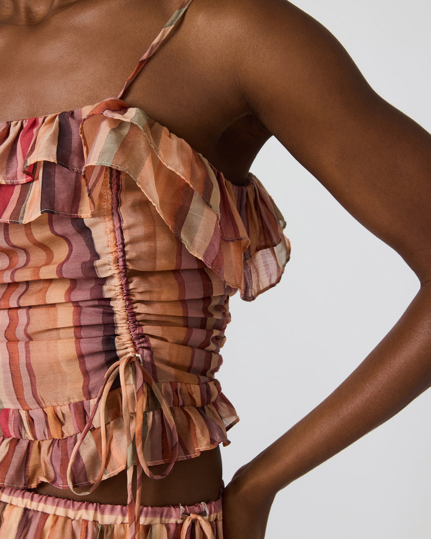 SHILLOH TOP STRIPE MULTI - view 4