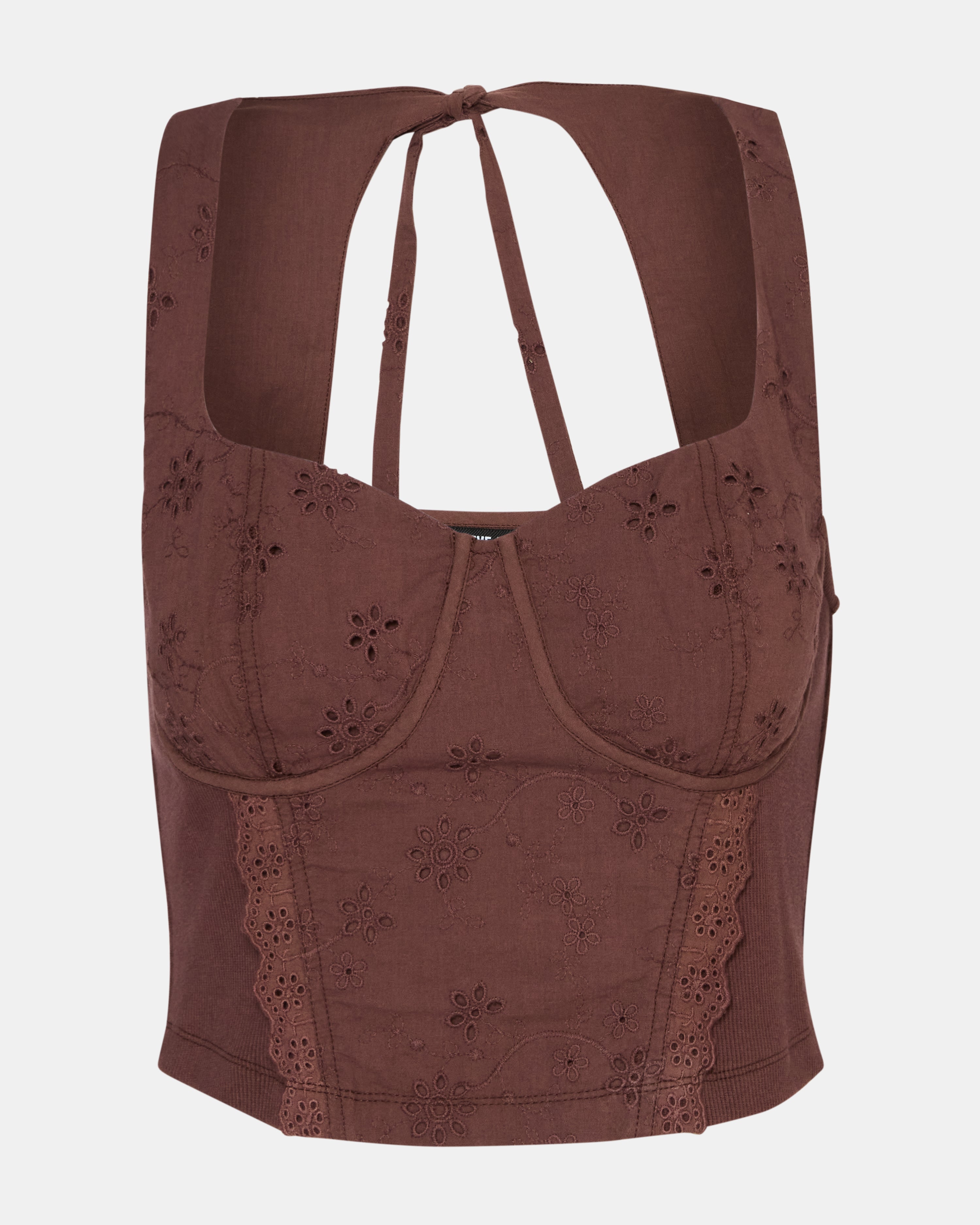 DIXIE KNIT TOP WALNUT - view 7