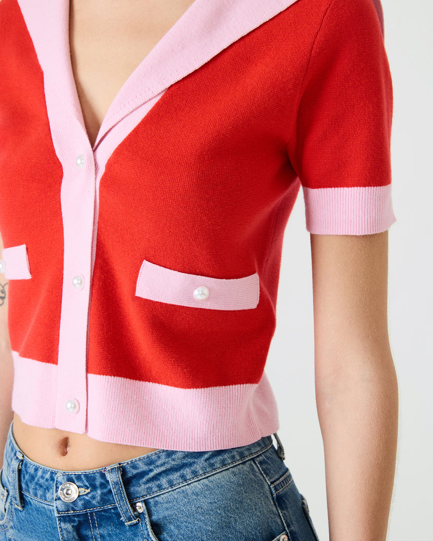 ADEN SWEATER SCOOTER RED