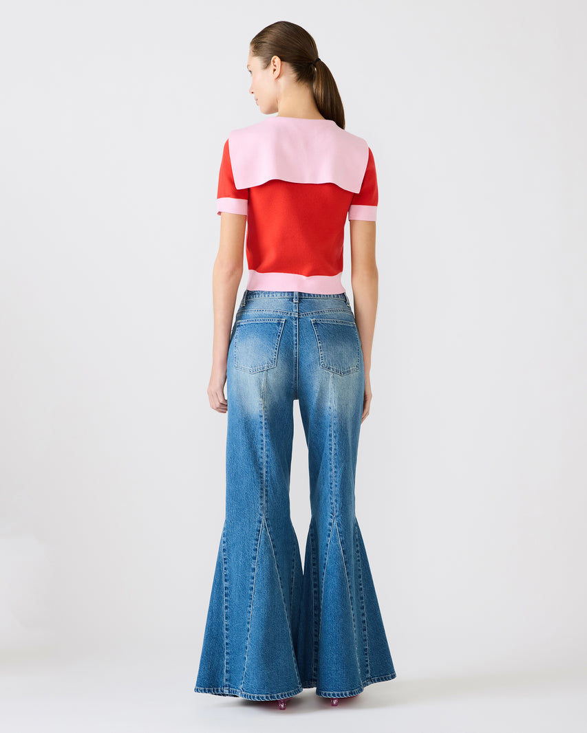 ADEN SWEATER SCOOTER RED