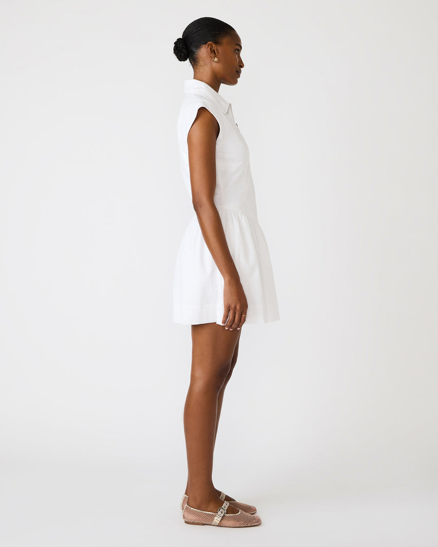 GRACYN DRESS WHITE - view 3