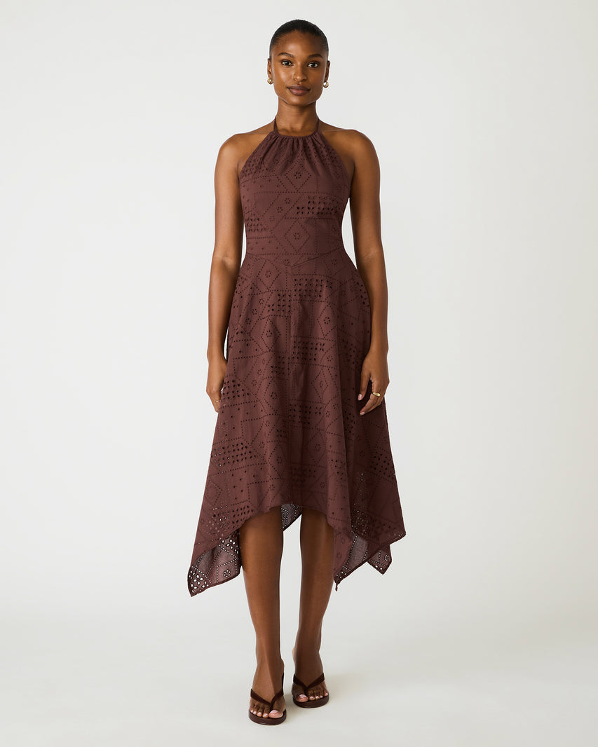 DALINA DRESS WALNUT
