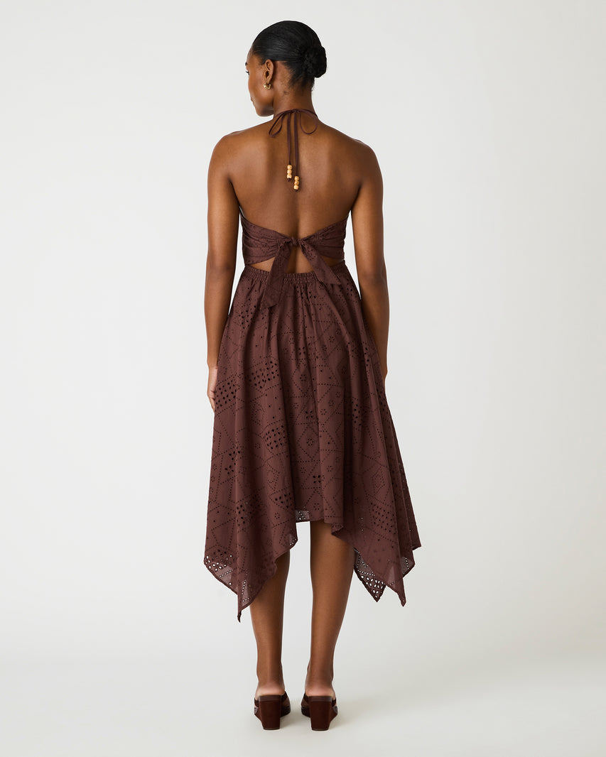 DALINA DRESS WALNUT - view 4