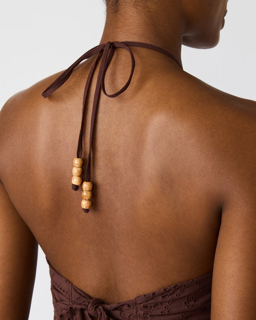 DALINA DRESS WALNUT - view 5