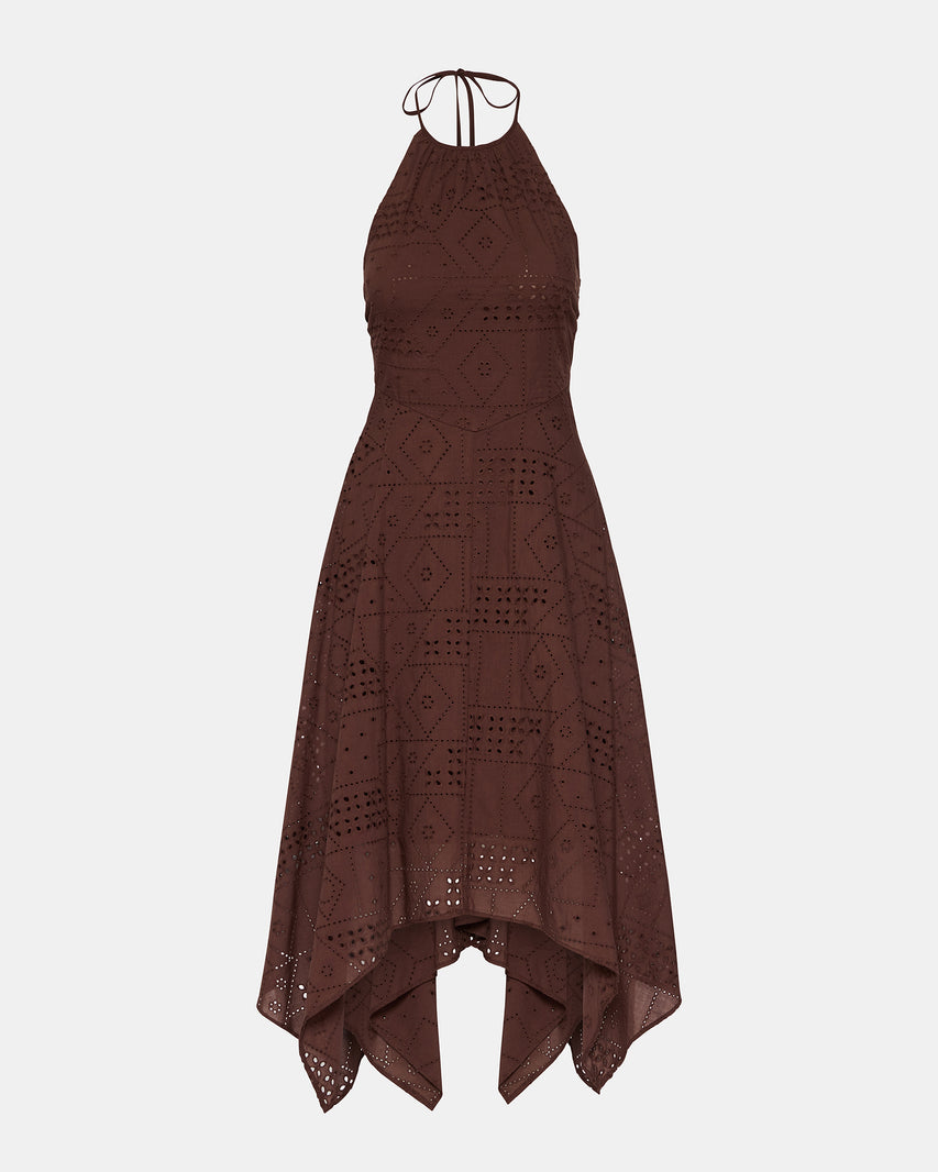 DALINA DRESS WALNUT - view 6