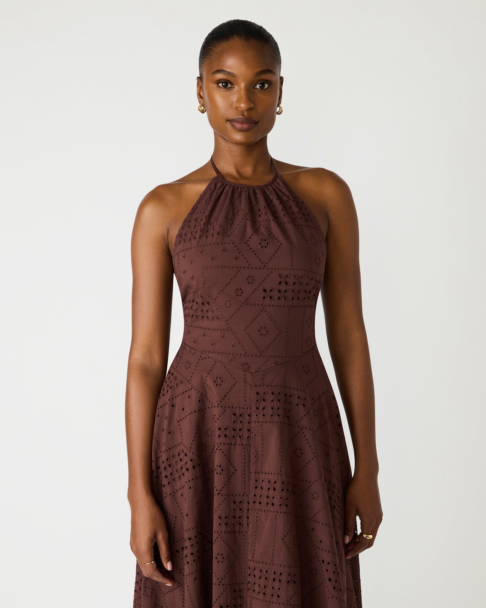 DALINA DRESS WALNUT - view 2