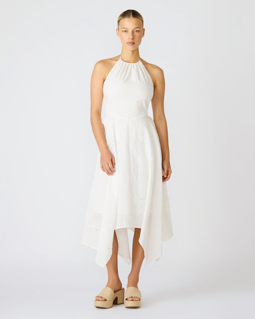 DALINA DRESS BIRCH WHITE