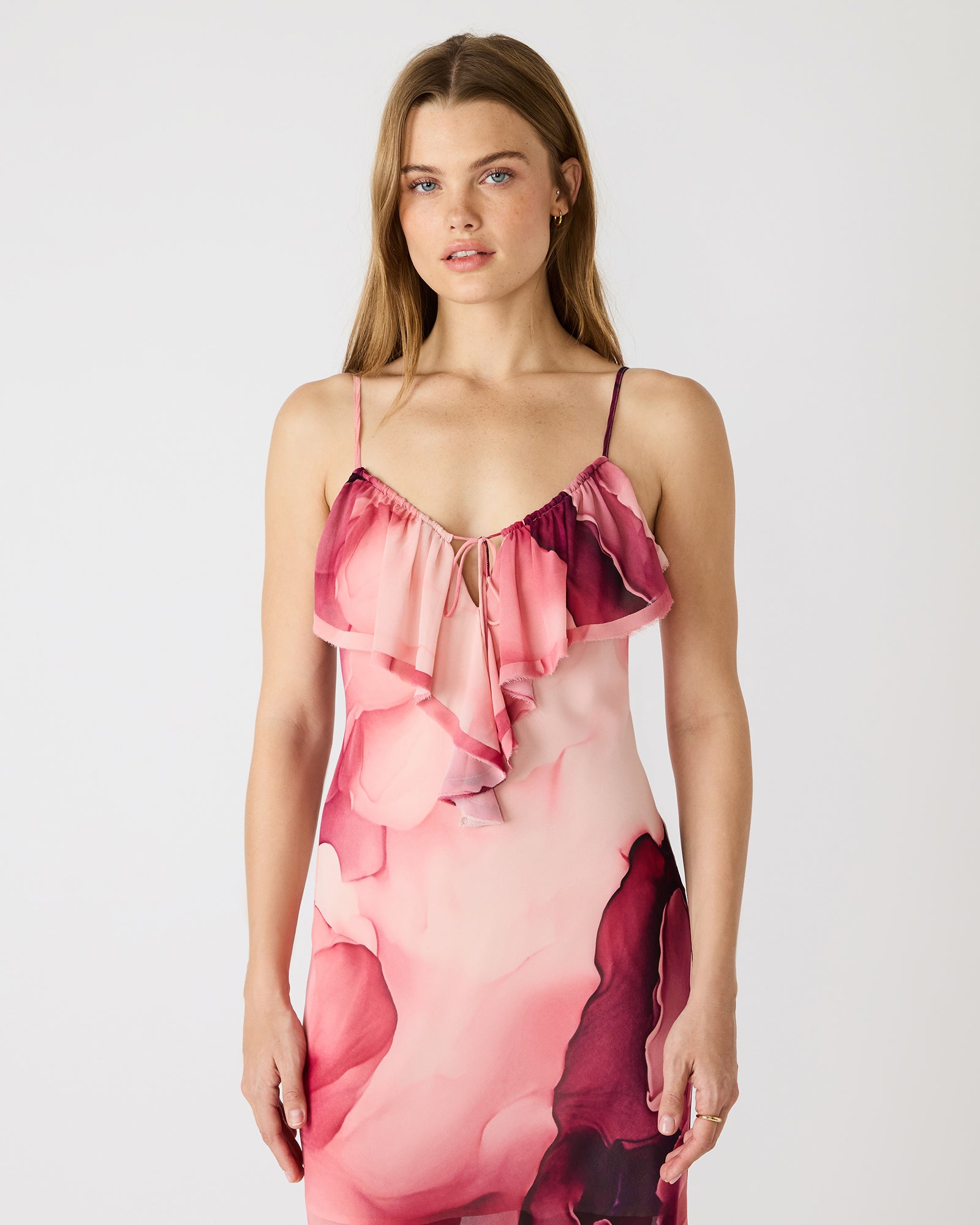 MAXINIA DRESS CORAL CLOUD - view 2