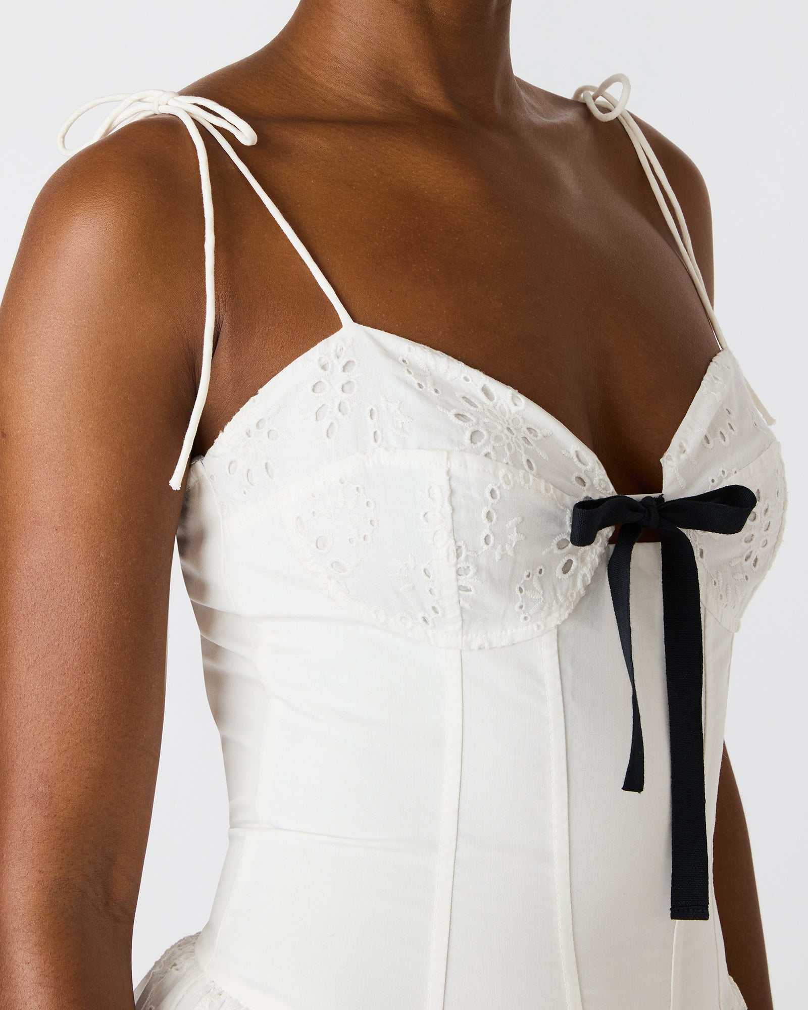 Bb Dakota Women's Sweetheart Neck Midi Dress - White - Size 14
