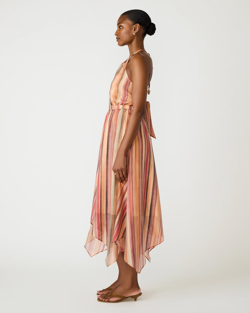 DALINA DRESS STRIPE MULTI - view 2