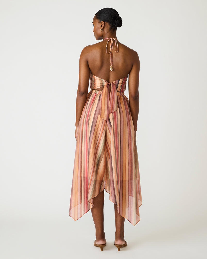 DALINA DRESS STRIPE MULTI - view 3