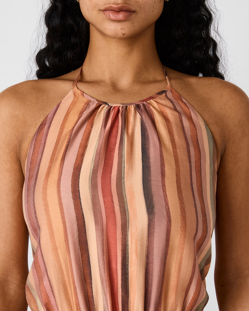 DALINA DRESS STRIPE MULTI - view 8